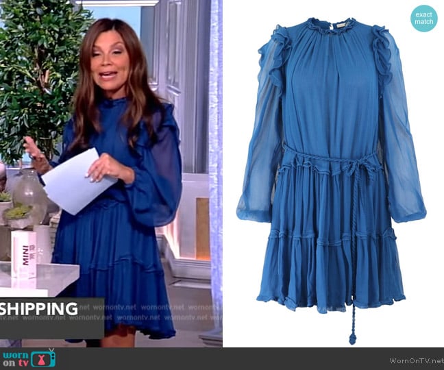 Ulla Johnson Gaelle ruffle-detailing dress worn by Gretta Monahan on The View