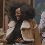 Veneta’s suede sherpa jacket on Southern Charm