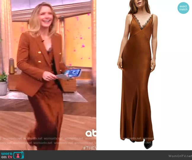 Veronica Beard Hamina Dress worn by Sara Haines on The View