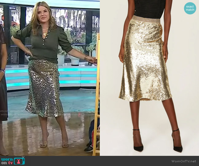 Veronica Beard Lavie Skirt worn by Jenna Bush Hager on Today