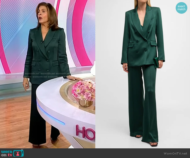 Veronica Beard Roche Dickey Jacket and Pants worn by Hoda Kotb on Today