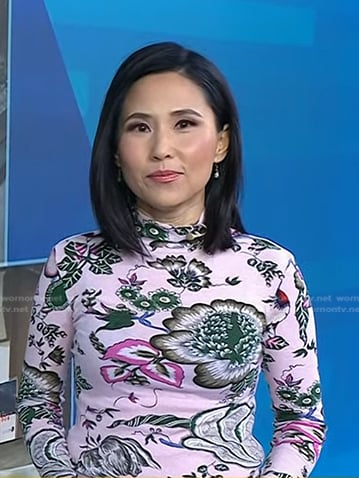 Vicky’s pink floral top on Today