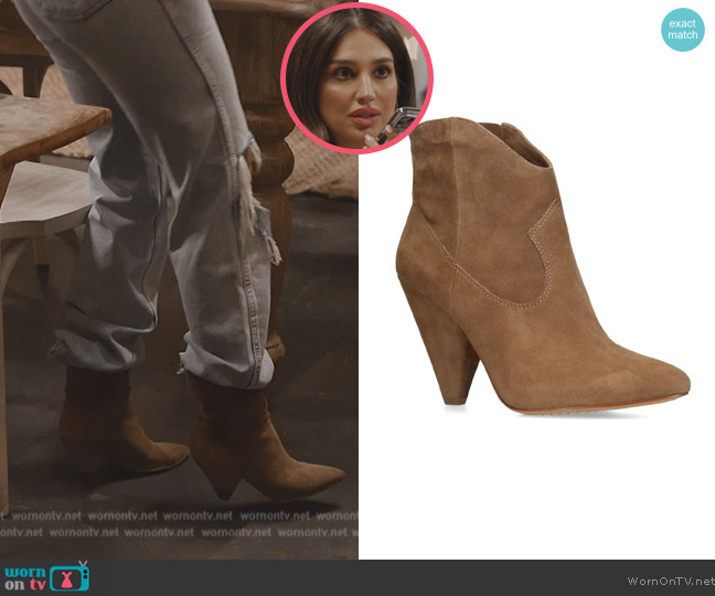 Vince Camuto Suede Boots worn by Leva Bonaparte on Southern Charm