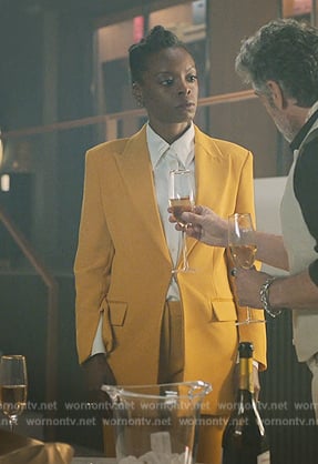 Yellow blazer on Elite