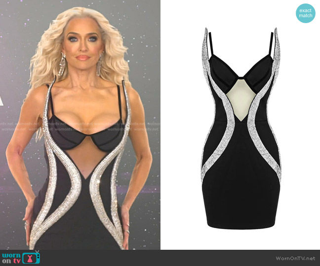 Zcrave Miravale Mini Dress worn by Erika Jayne on The Real Housewives of Beverly Hills