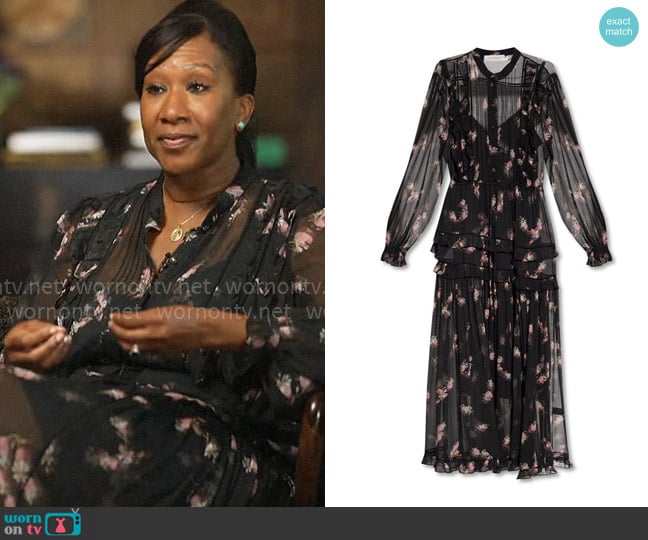 Zimmermann Dancer Dress worn by Nicole Avant on CBS Mornings