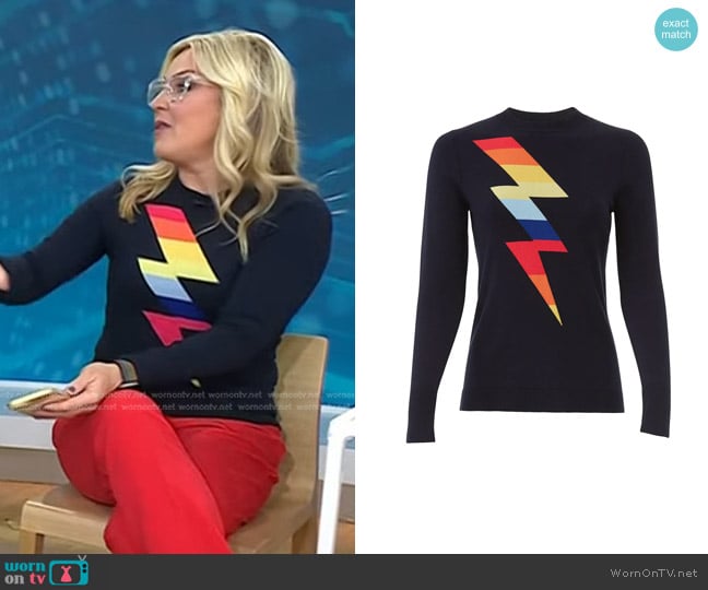 525 America Rain-Bolt Pullover  worn by Jennifer Jolly on Today