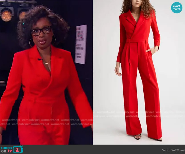 WornOnTV: Jennifer’s red blazer jumpsuit on The Jennifer Hudson Show ...