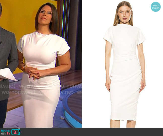 Alexia Admor Annalise Dress worn by Dana Jacobson on CBS Mornings