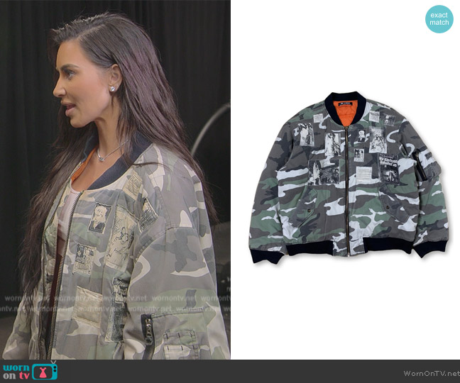 AW01 Riot, Riot, Riot MA-1 Camo Patched Bomber