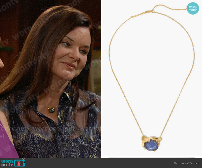 Katie’s necklace on The Bold and the Beautiful