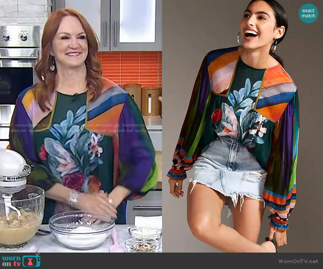 Bl-nk Miranda Peasant Blouse worn by Ree Drummond on Today