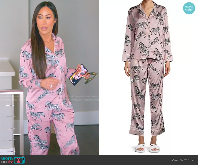 WornOnTV: Angie’s pink zebra print pajamas on The Real Housewives of ...