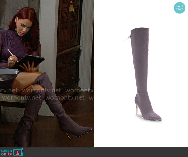 Bcbgeneration Hilanda Over-The-Knee Boot worn by Sally Spectra (Courtney Hope) on The Young and the Restless