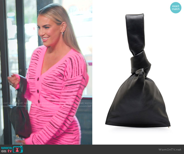 Bottega Veneta Leather Knot Bag worn by Whitney Rose on The Real Housewives of Salt Lake City