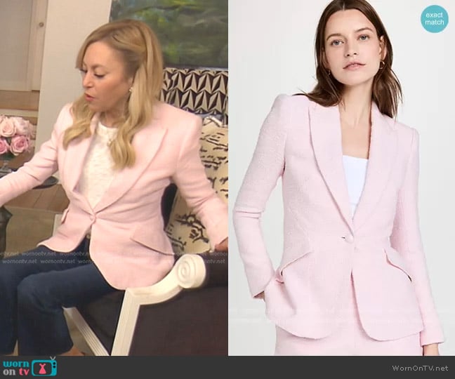 L'Agence Chamberlain Blazer worn by Sutton Stracke on The Real Housewives of Beverly Hills