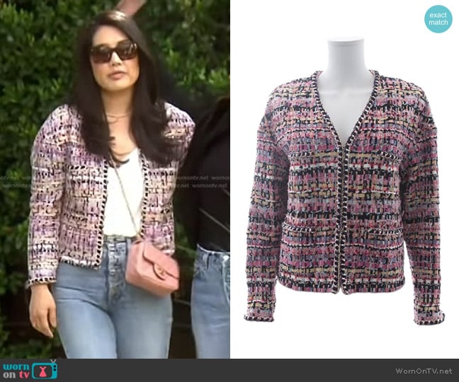 Chanel Tweed Jacket worn by Crystal Kung Minkoff on The Real Housewives of Beverly Hills