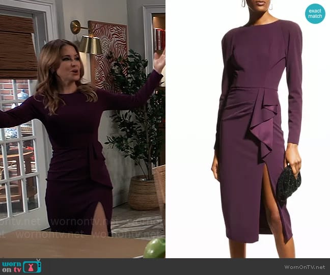 Dress the Population Micah Dress worn by Olivia Falconeri (Lisa Lo Cicero) on General Hospital