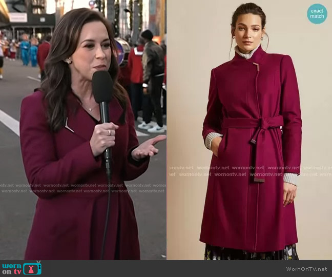 WornOnTV: Lacey Chabert’s pink wrap coat on Today | Clothes and ...