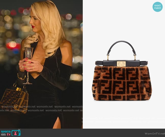 Fendi Peekaboo Mini worn by Emma Hernan on Selling Sunset