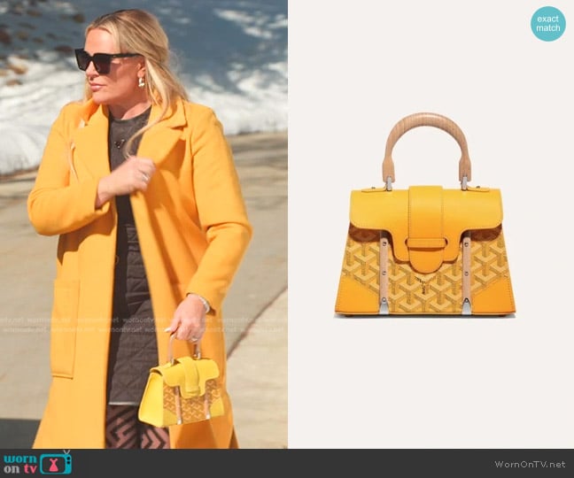 Goyard Saigon Structure Mini Bag worn by Heather Gay on The Real Housewives of Salt Lake City