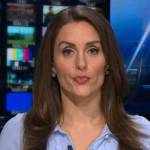 Kristina Partsinevelos’s blue polo dress on NBC News Daily