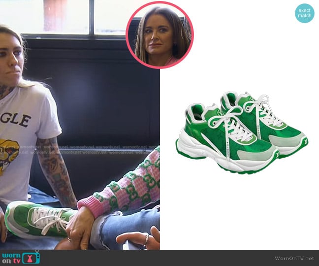 Louis Vuitton Low-Top Sneakers worn by Kyle Richards on The Real Housewives of Beverly Hills