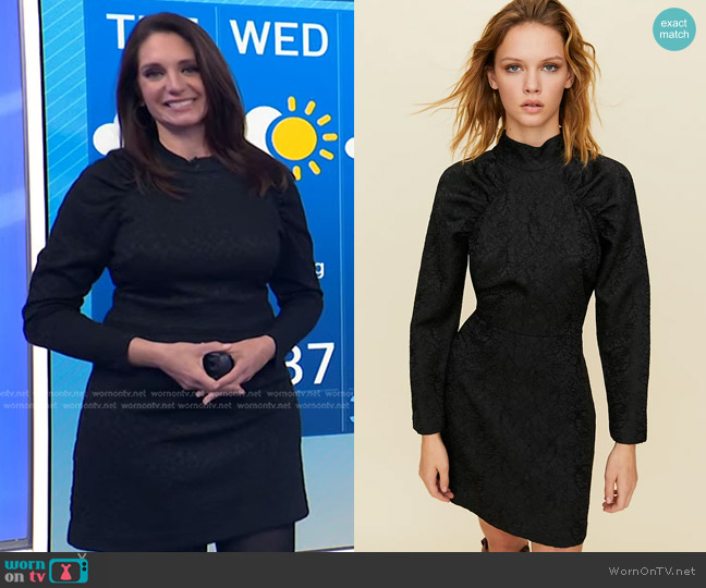 WornOnTV: Maria’s black long sleeve mini dress on Today | Maria Larosa ...