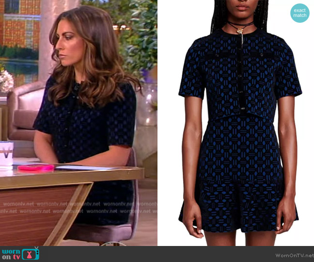 Maje Reveillon Jacket Dress worn by Alyssa Farah Griffin on The View