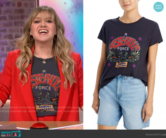Mother The Boxy Goodie T-Shirt worn by Kelly Clarkson on The Kelly Clarkson Show