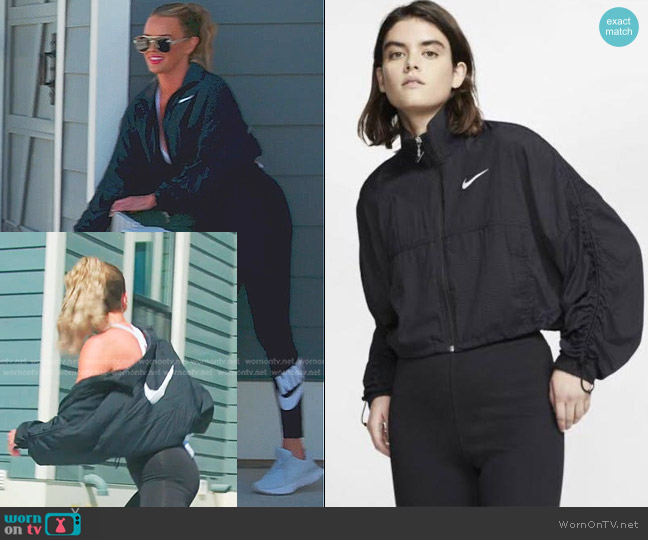 Nike Swoosh Cropped Jacket worn by Whitney Rose on The Real Housewives of Salt Lake City