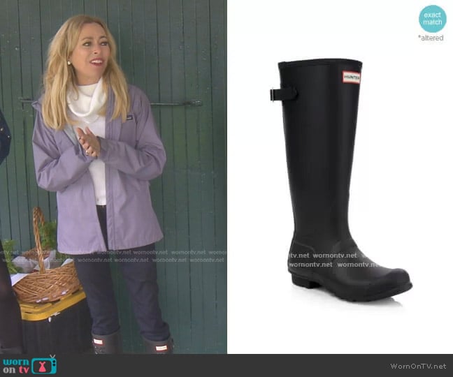 Hunter Original Tall Rain Boots worn by Sutton Stracke on The Real Housewives of Beverly Hills