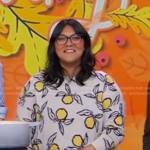 Sohla El-Waylly’s lemon print sweater on Good Morning America