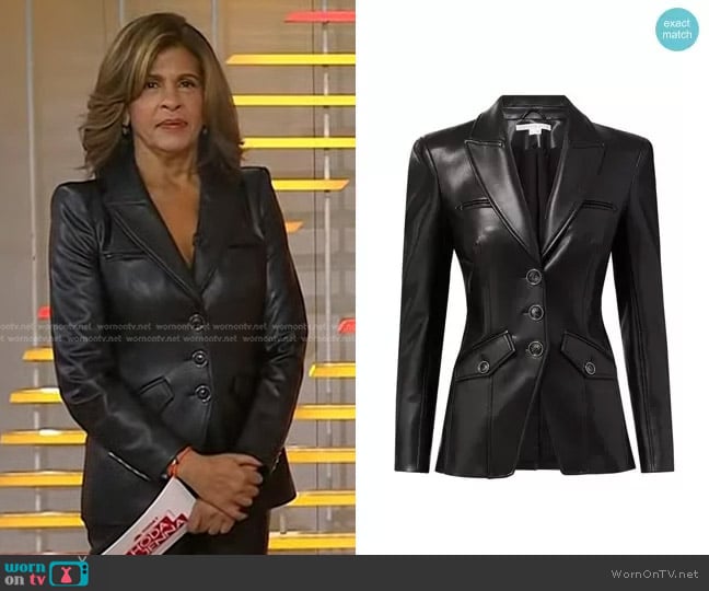 WornOnTV: Hoda’s black leather blazer on Today | Hoda Kotb | Clothes ...