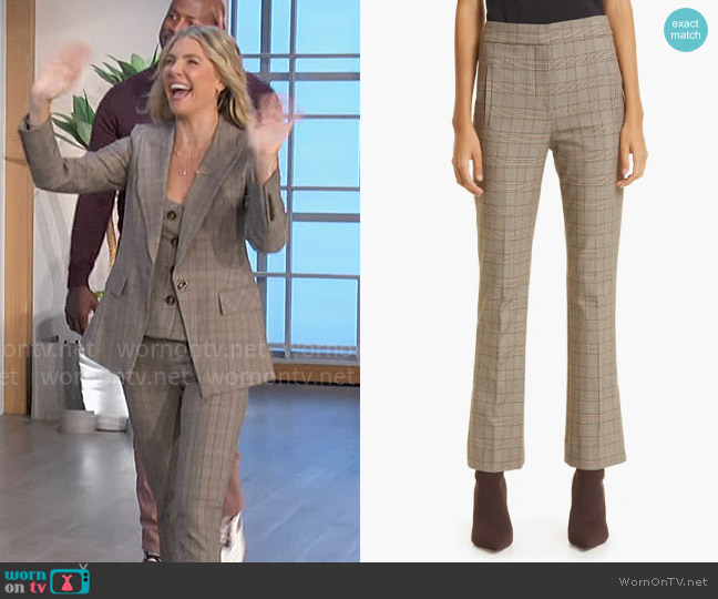 WornOnTV: Amanda’s plaid top and suit on The Talk | Amanda Kloots ...
