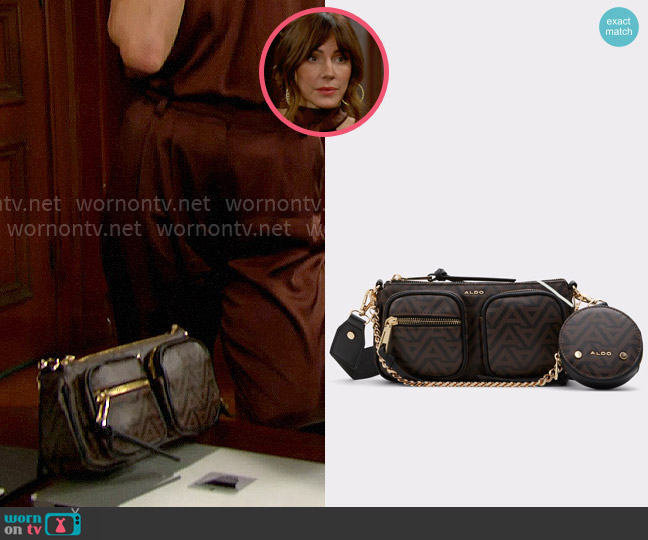 Aldo Iconistrope Bag worn by Taylor Hayes (Krista Allen) on The Bold and the Beautiful