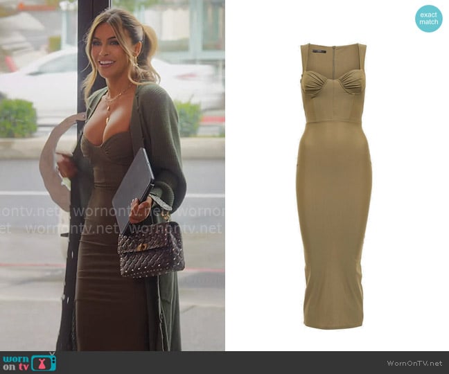 Alex Perry Claron Dress worn by Chrishell Stause on Selling Sunset