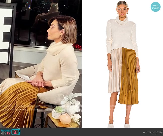 All Saints Jessie Dress worn by Courtney Lopez on E! News