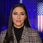 Allie Raffa’s grey plaid blazer on NBC News Daily