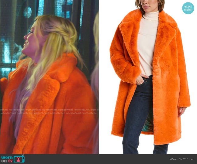 Apparis Stella Coat worn by Heather Gay on The Real Housewives of Salt Lake City