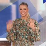 Ariana Madix’s green floral dress on The Talk