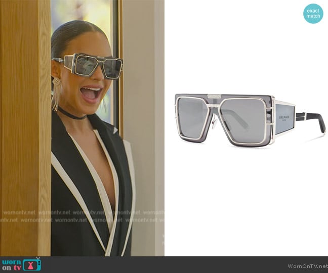 Balmain Wonderboy Grill worn by Amanza Smith on Selling Sunset