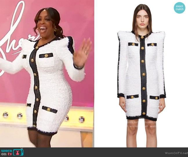 WornOnTV: Niecy Nash’s white contrast tweed dress on Sherri | Clothes ...