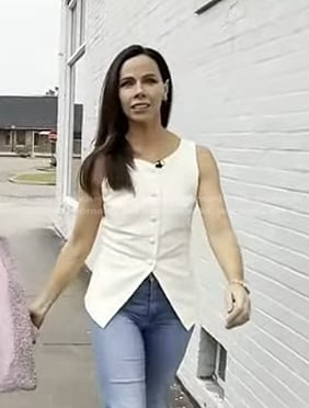 Barbara Pierce Bush's white vest on Today