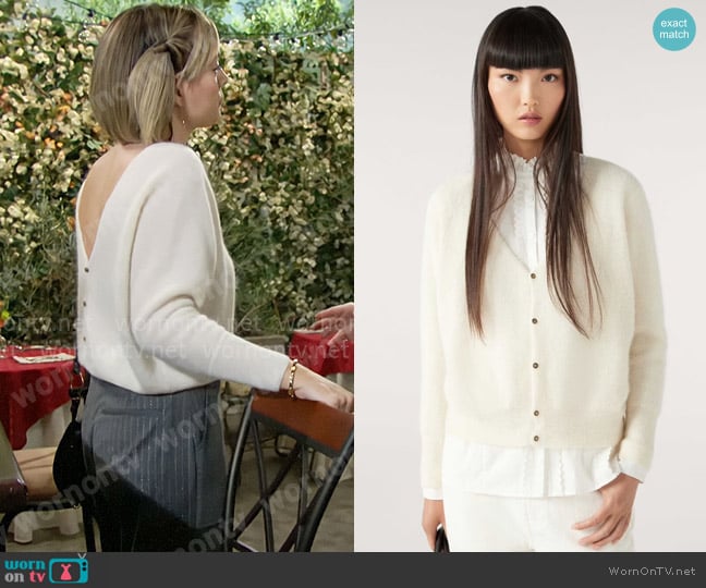 ba&sh Elsa Sweater worn by Hope Logan (Annika Noelle) on The Bold and the Beautiful