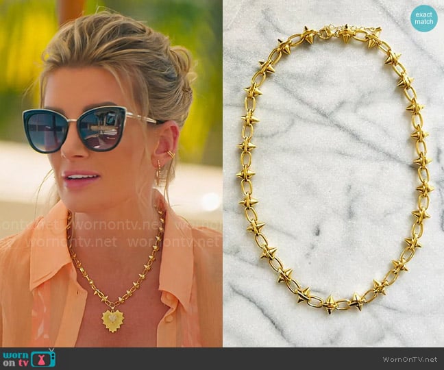 Bella Sophia Jewels Azusa Necklace worn by Nicole Young on Selling Sunset