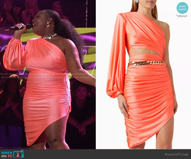 Bronx and Banco Jafari Midi Dress worn by Taylor Deneen on The Voice