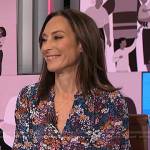 Dr. Cara Natterson’s floral print dress on NBC News Daily