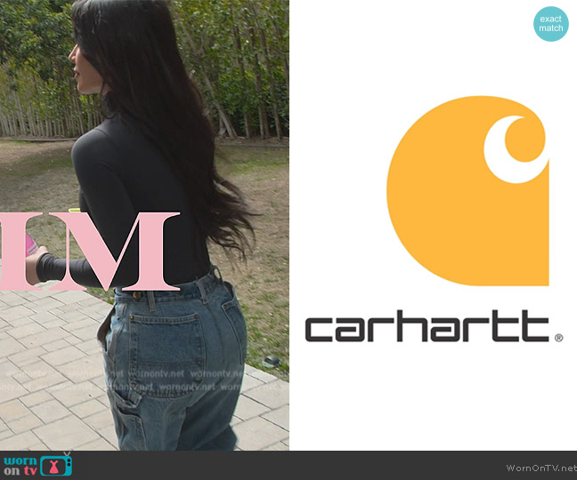 Carhartt Vintage Jeans worn by Kim Kardashian (Kim Kardashian) on The Kardashians