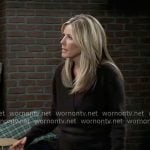 Carly's brown sweater on General Hospital